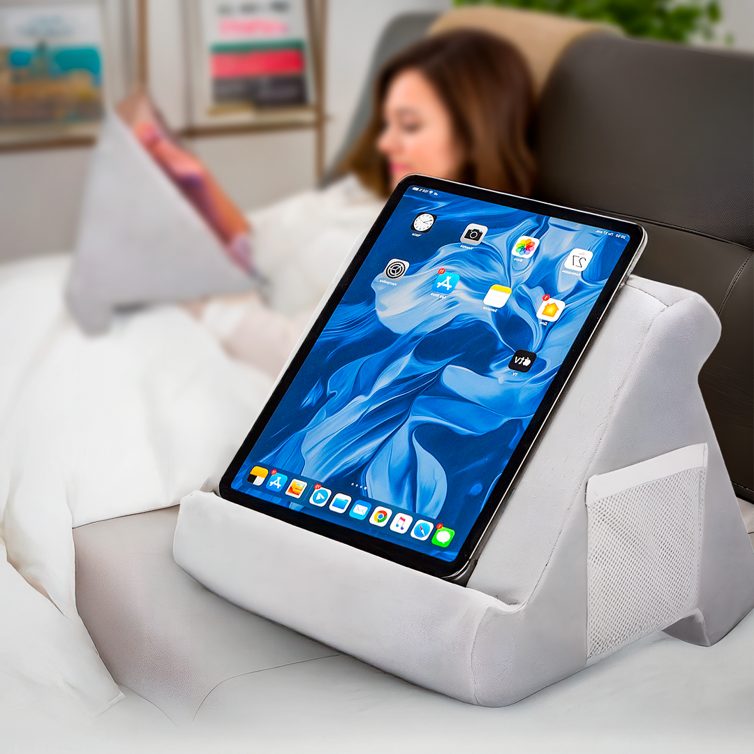 RestyPad Tablet Pillow Stand – Soft, Hands-Free Tablet Holder — JStonewell