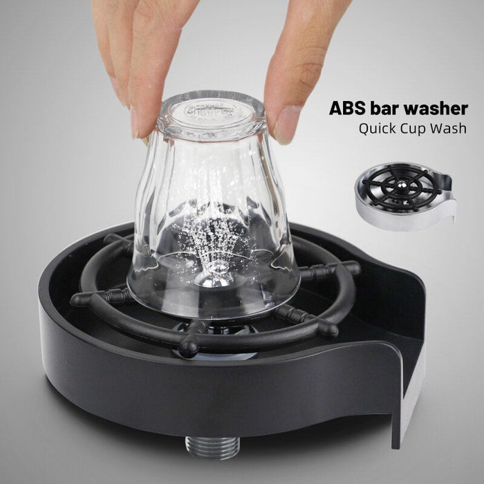 QuickRinse Pro - Automatic Cup Washer for Sink