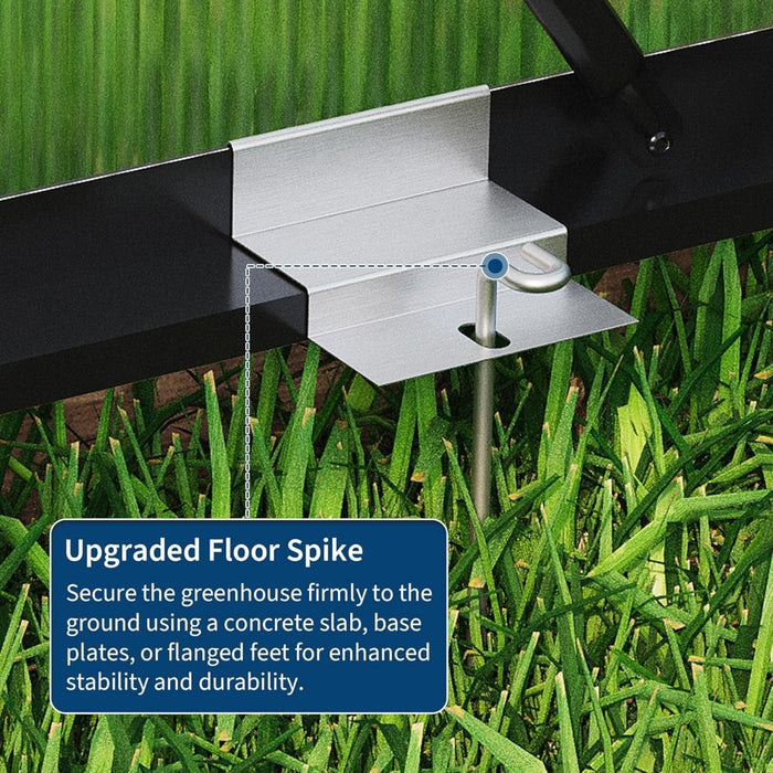 TerraLoom - Walk-in Polycarbonate Greenhouse Kit