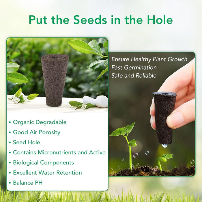 SprigNest - Grow Sponges Seed Starter Kit