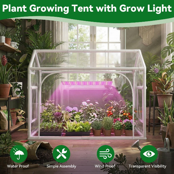 Seedlyft - Mini Indoor Greenhouse with Grow Lights