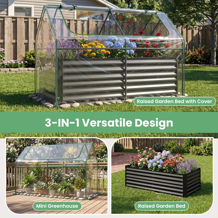 GreenPeak - Raised Garden Bed with Cover