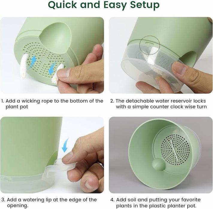 PureDrop - Self-Watering Planter Set