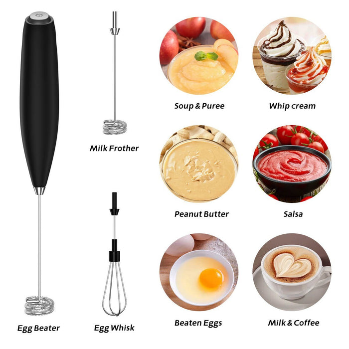 Velra™ – Dual-Whisk Rechargeable Milk Frother