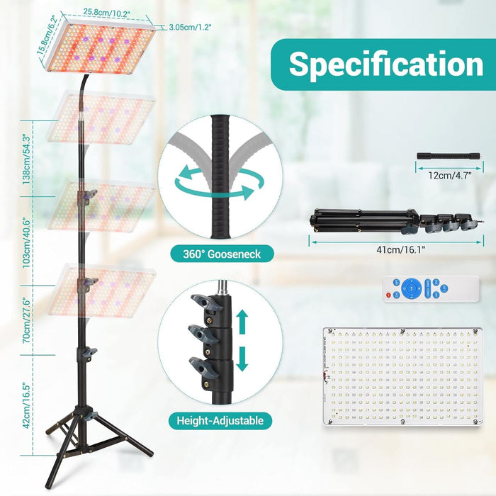 Solstice - Full Spectrum Grow Lamp with Stand