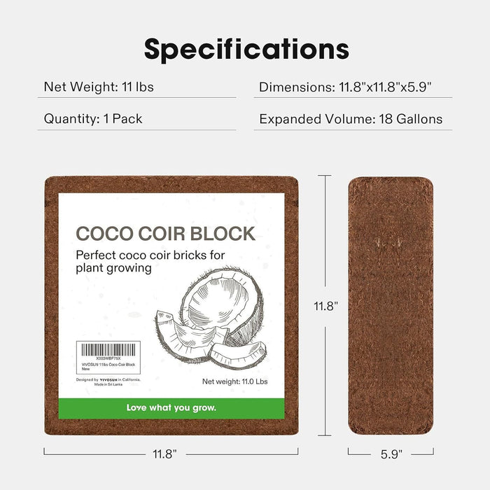 RootPrime - Coco Coir Brick
