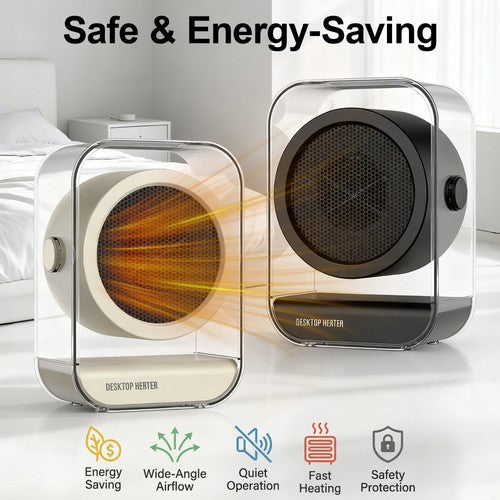 Warmly™ - Portable 500W Personal Heater