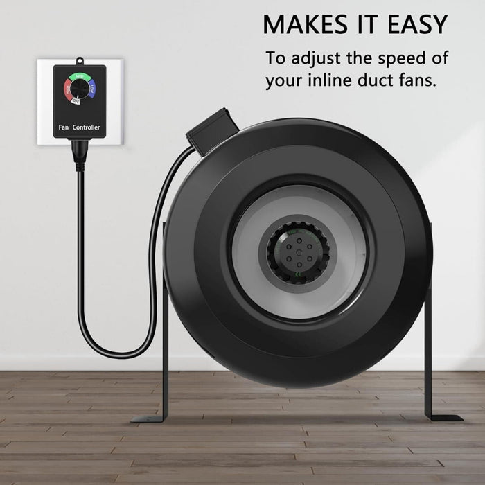 AirStreamX - Inline Duct Exhaust Fan for Grow Tents