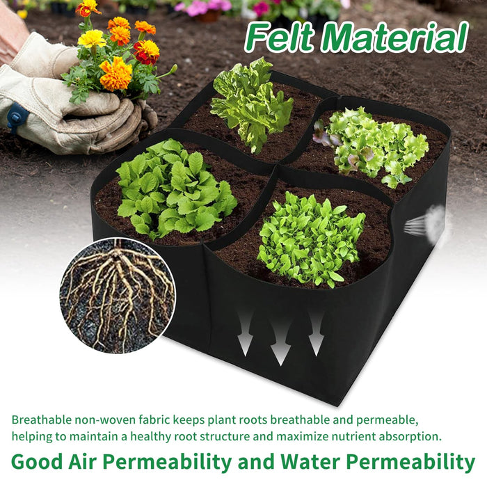 QuadGrow - Heavy Duty Fabric Grow Bag