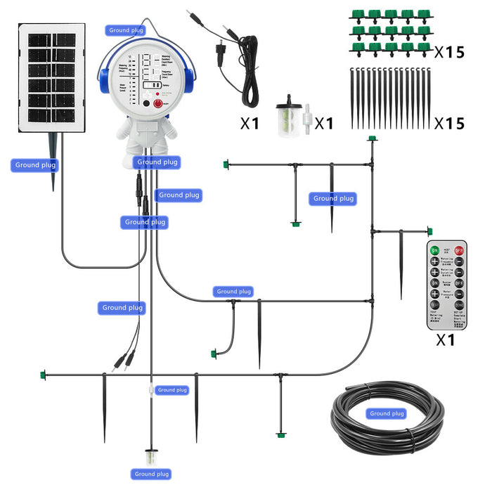 SolSprout - Solar Automatic Drip Irrigation System Kit