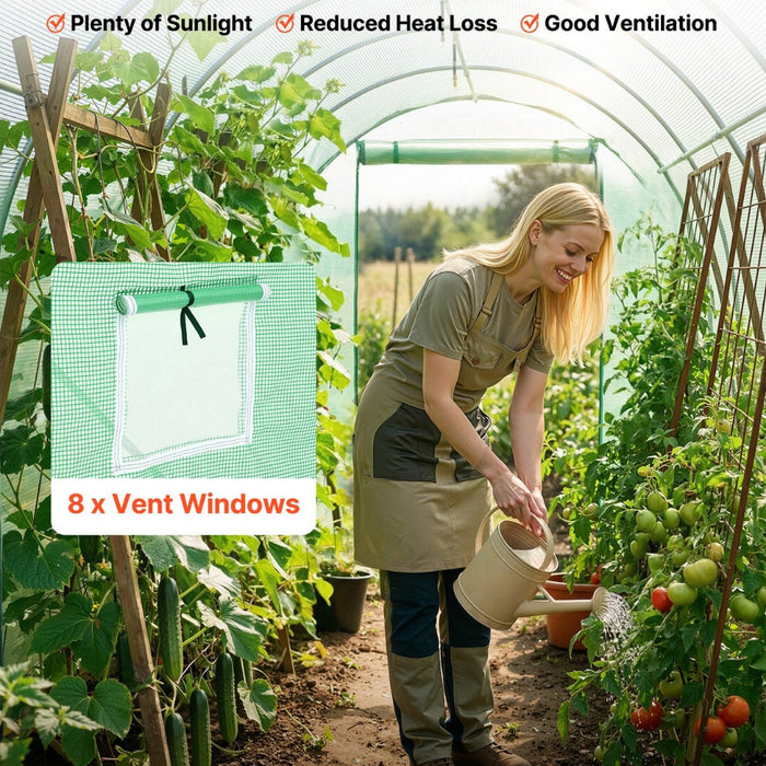 Greenoryx - Walk-In Tunnel Greenhouse