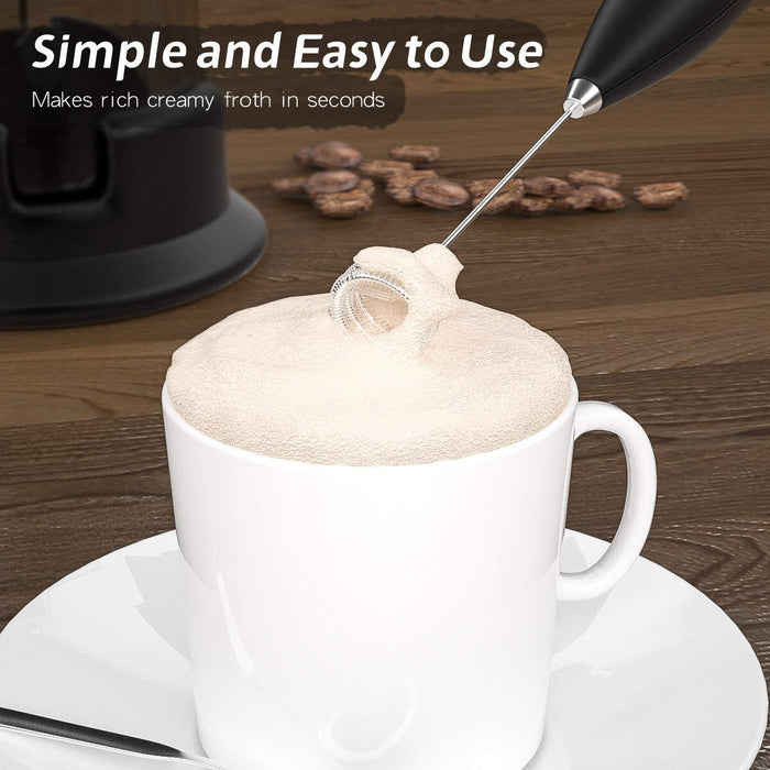 Velra™ – Dual-Whisk Rechargeable Milk Frother
