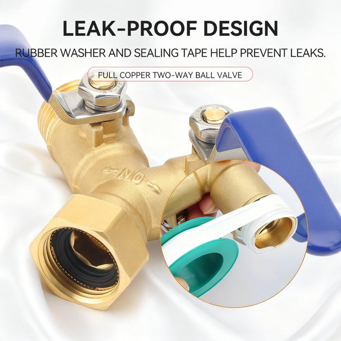 DoubleSprout - 2-Way Garden Hose Splitter