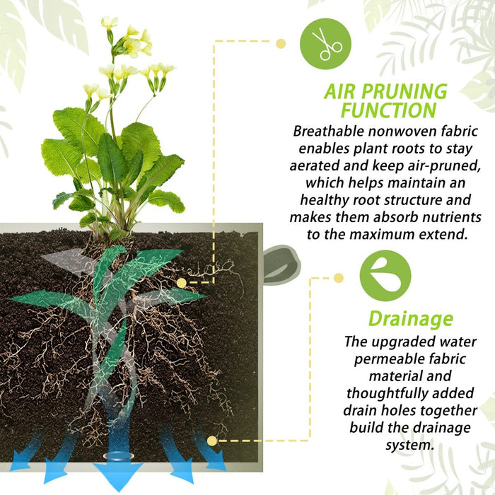 SproutSpace - Fabric Grow Bags