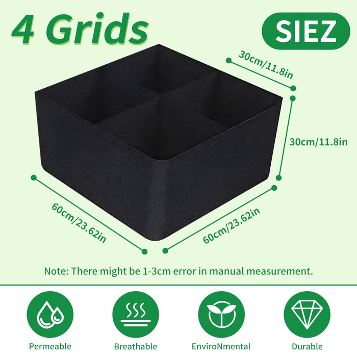 QuadGrow - Heavy Duty Fabric Grow Bag