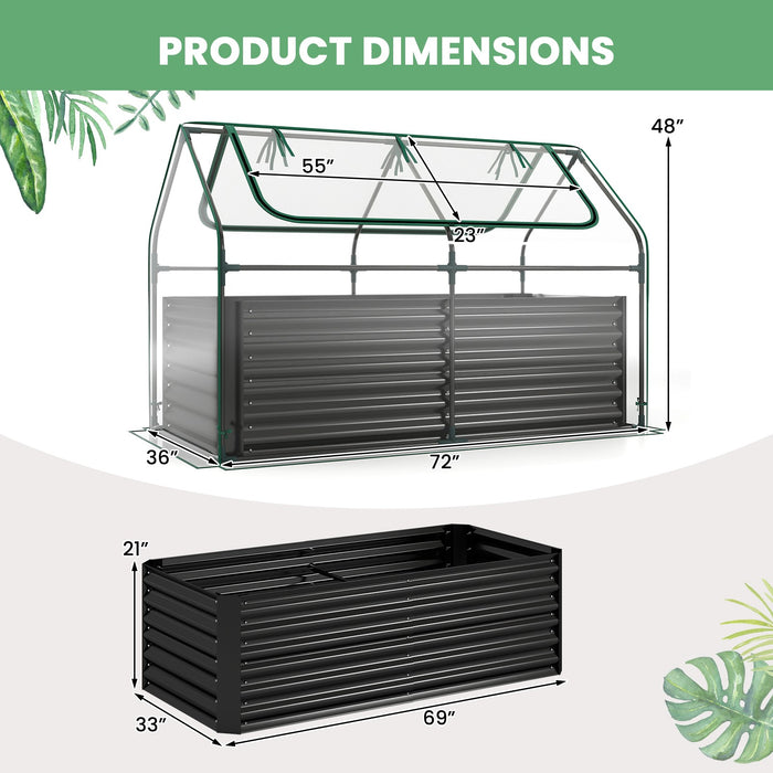 GreenPeak - Raised Garden Bed with Cover