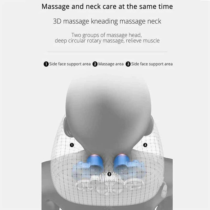 VoyageVibe - Travel Neck Pillow with Massager