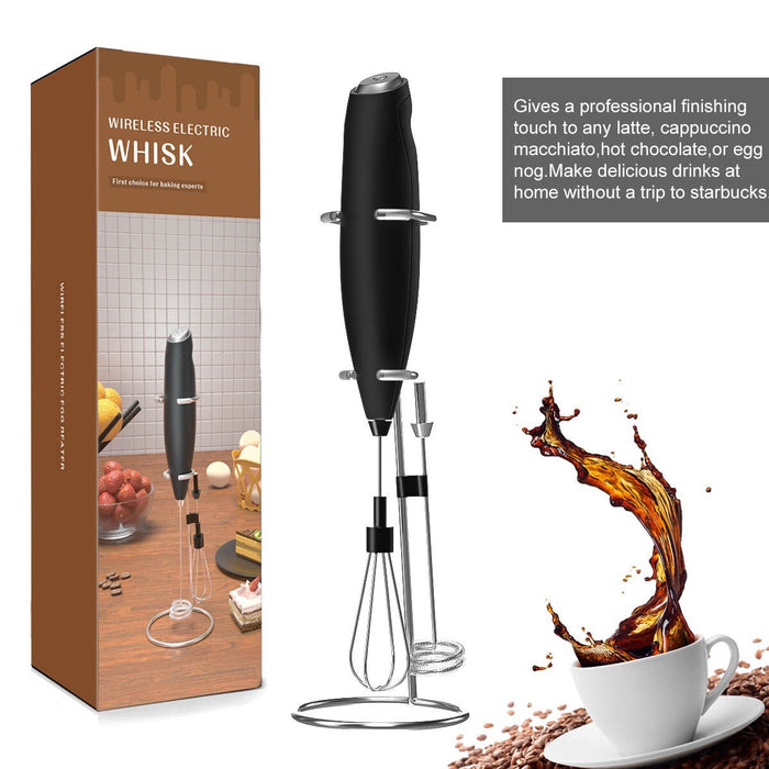 Velra™ – Dual-Whisk Rechargeable Milk Frother
