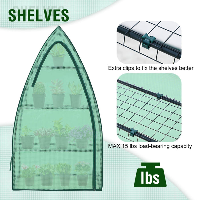 TerraTier - 4-Tier Mini Greenhouse