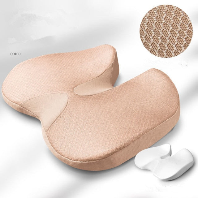 SitWell ComfortPad – Memory Foam Seat Cushion for Tailbone & Back Support