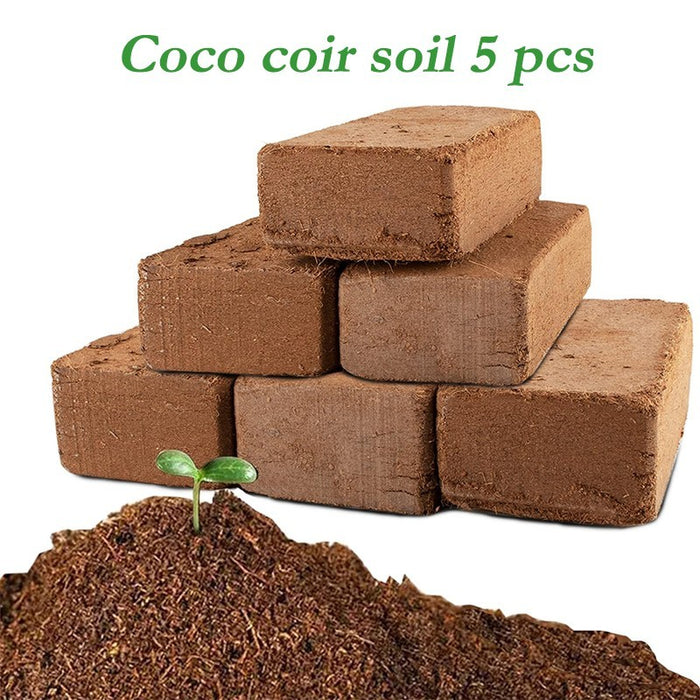 TerraFluff - Organic Compressed Coconut Fiber Bricks