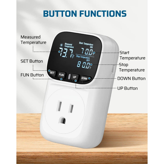 TempGuard Max - Digital Thermostat Controller