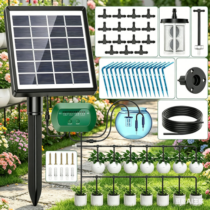 EverDrop - Automatic Solar Drip Irrigation System