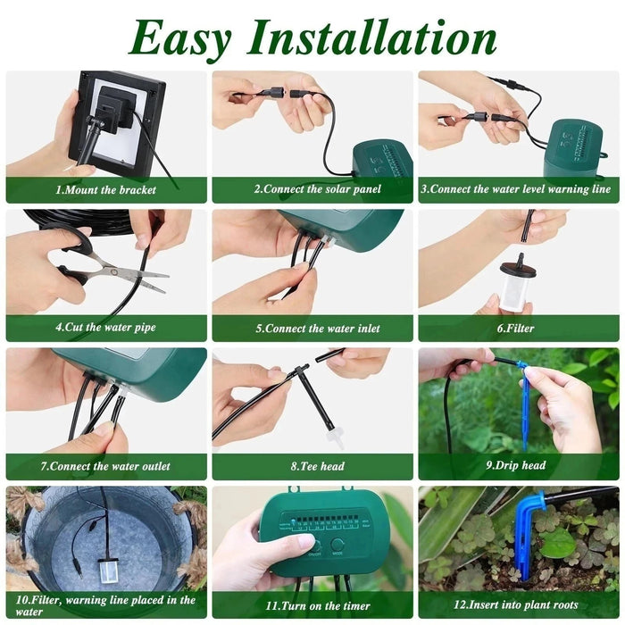EverDrop - Automatic Solar Drip Irrigation System