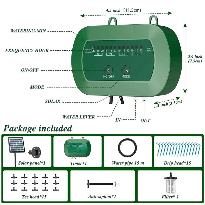 EverDrop - Automatic Solar Drip Irrigation System
