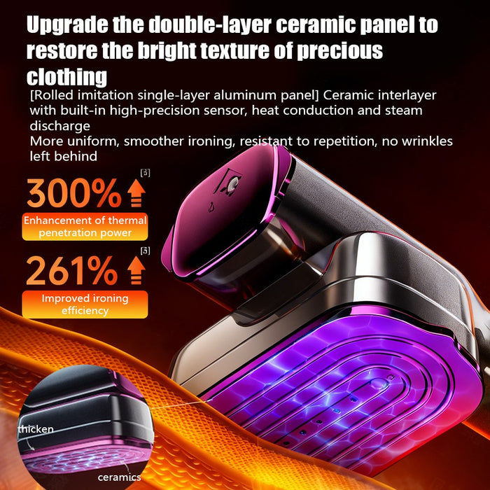 FoldaSteam™ – Space-Saving 2-in-1 Travel Iron