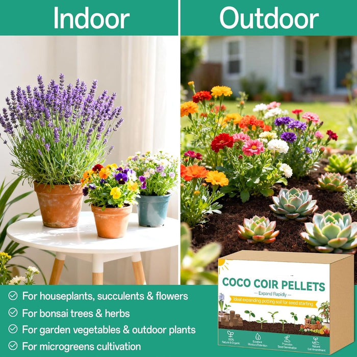 CocoCradle - Organic Coco Coir Pellets