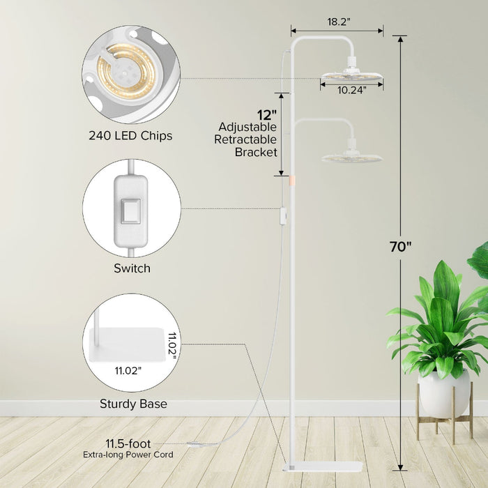 GlowCanopy - 100W Full Spectrum Grow Light