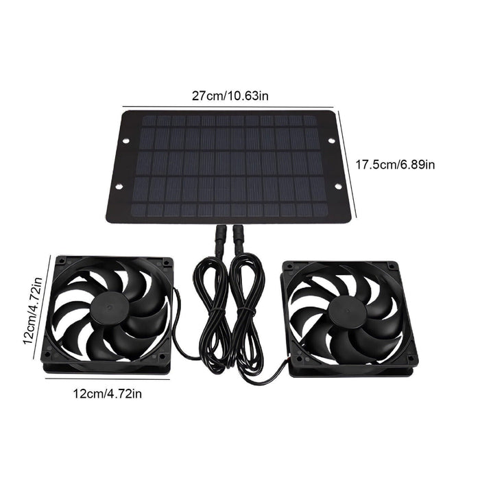 SunDraft - Waterproof Dual Exhaust Fan