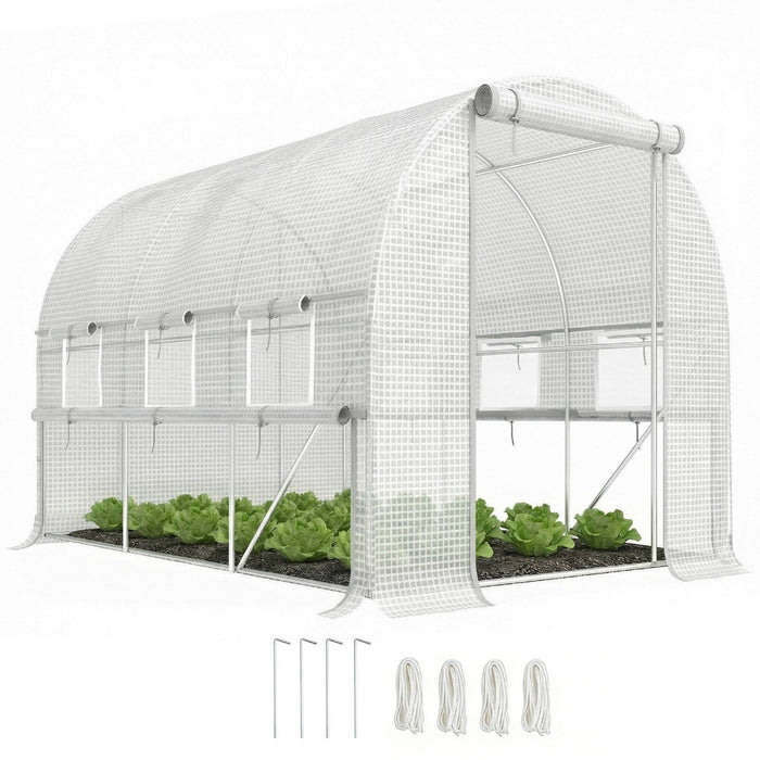 BloomSpan - Backyard Walk-in Tunnel Greenhouse