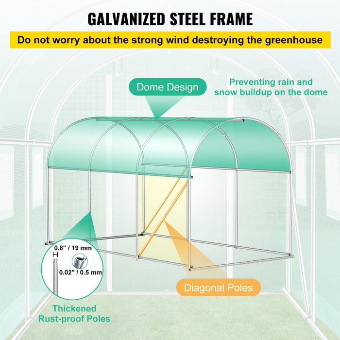 GardenFlex - Walk-in Tunnel Greenhouse