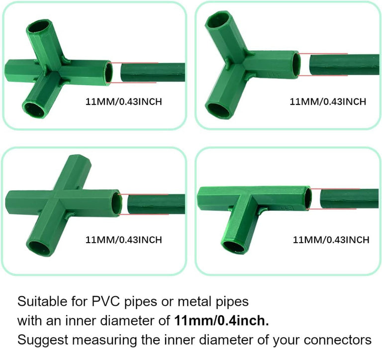 GrowJoint - Heavy-Duty Greenhouse Frame Connectors