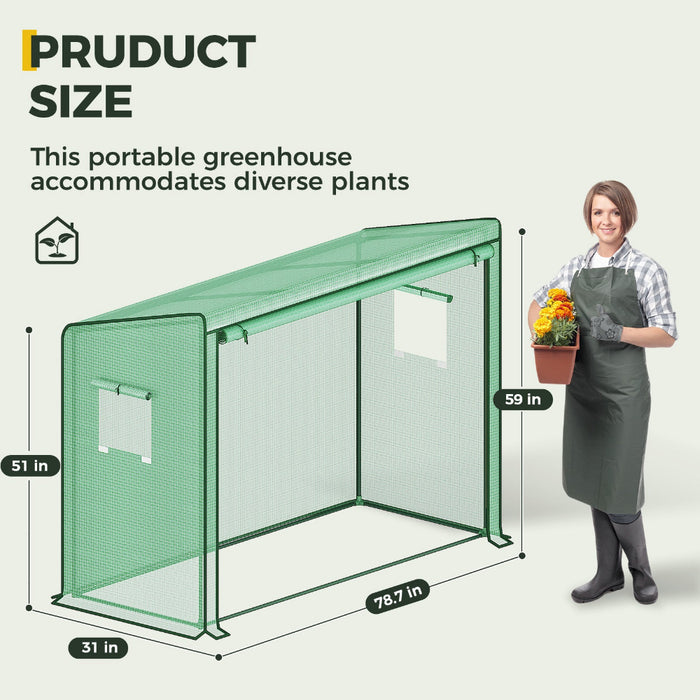 PlantPort - Lean-To Portable Greenhouse