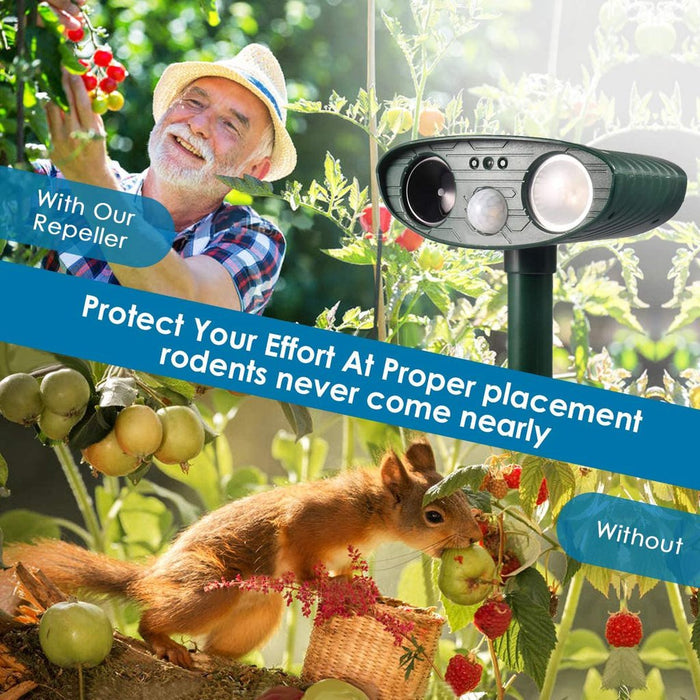 SolarSonic Guard - Ultrasonic Deer Repeller