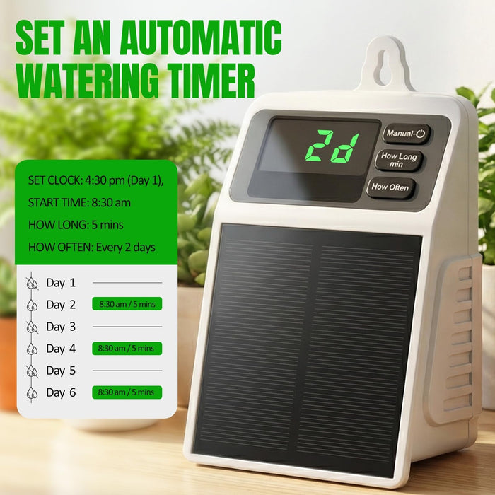 PlantStream - Solar Automatic Drip Irrigation Kit