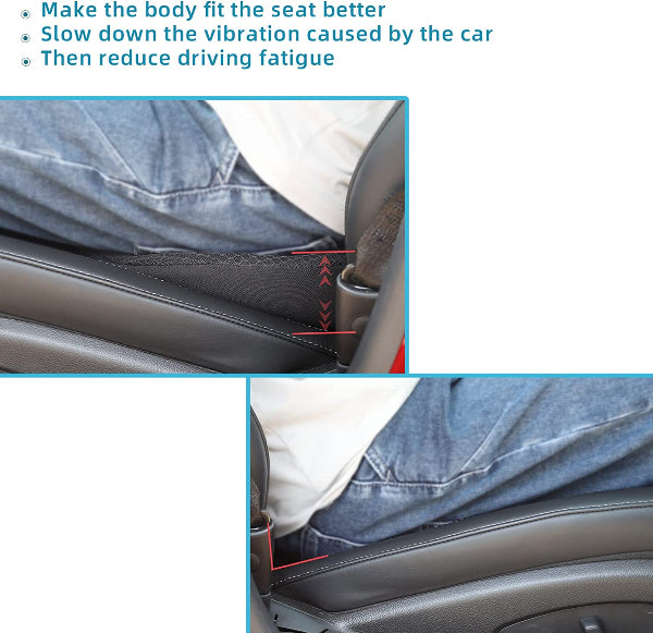 DriveBoost - Car Seat Cushion for Height & Comfort