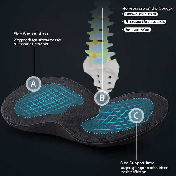 DriveBoost - Car Seat Cushion for Height & Comfort