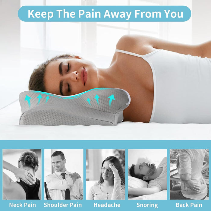 TrueNeck - Support Pillow for Neck and Shoulder Pain Relief