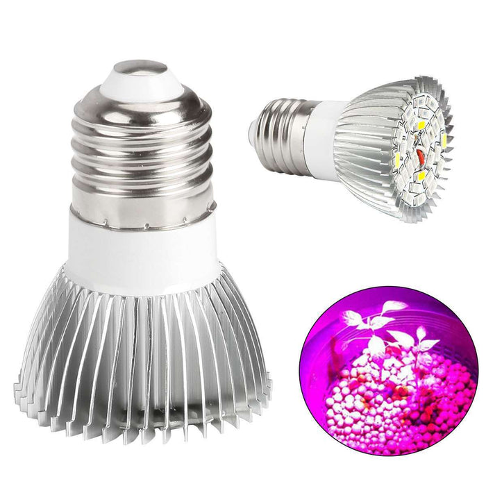LeafBright - 100W Full Spectrum E27 LED Grow Light Bulbs