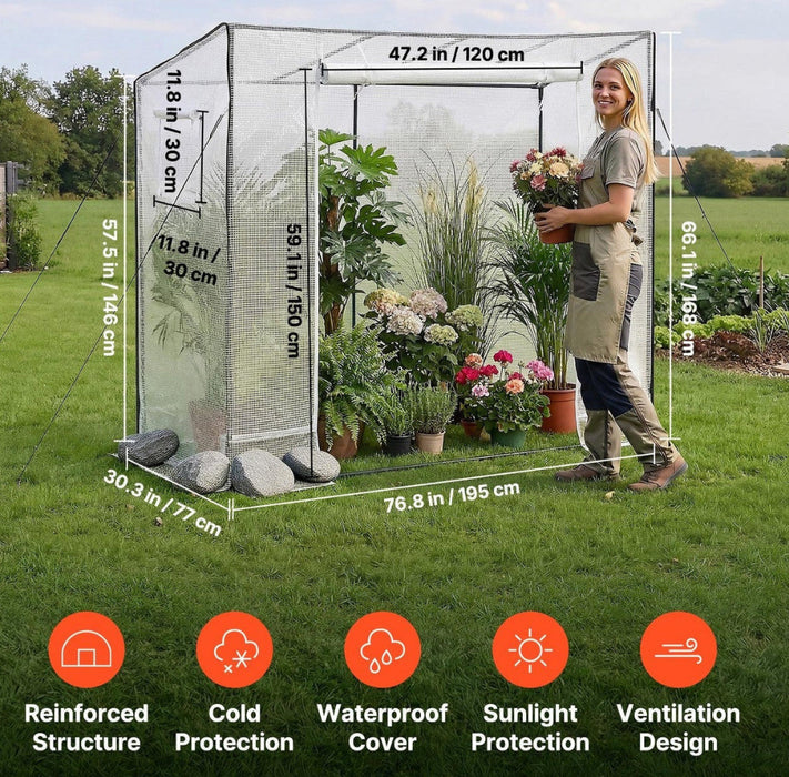 LeafHarbor - Walk-in Greenhouse