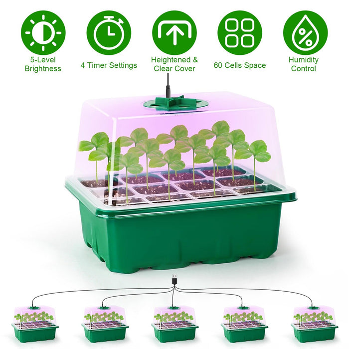 GlowSeed - Seed Starter Tray w/ Light