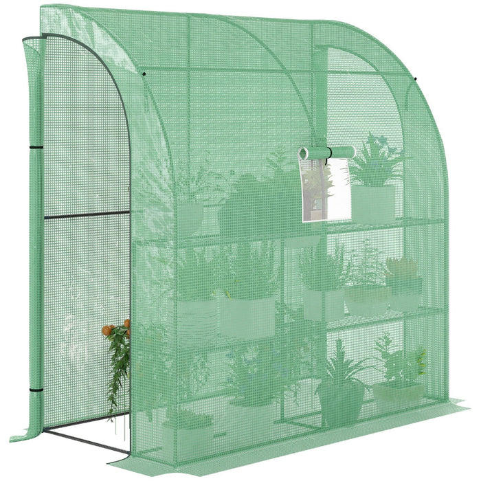 CompactGrow - Outdoor Lean-to Greenhouse