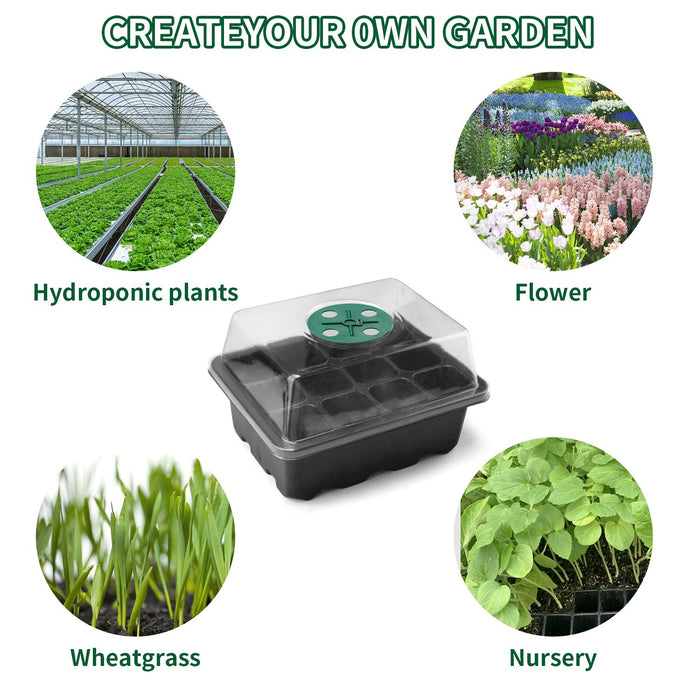VerdureVault - Seed Nursery Kit with Grow Lights