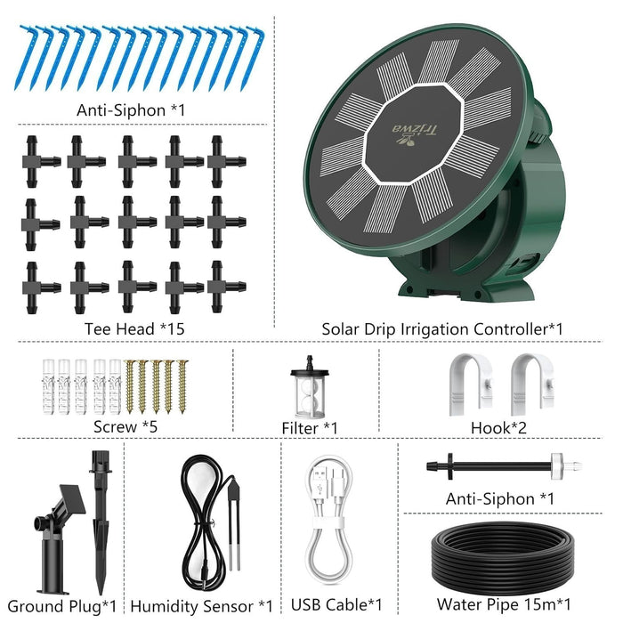 EcoDrizzle Pro - Solar Automatic Drip Irrigation System