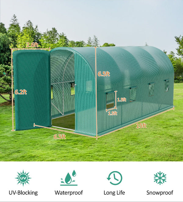 GreenCrest - Heavy Duty Walk-in Green House
