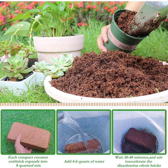 CocoGrow – Premium Coconut Coir Bricks